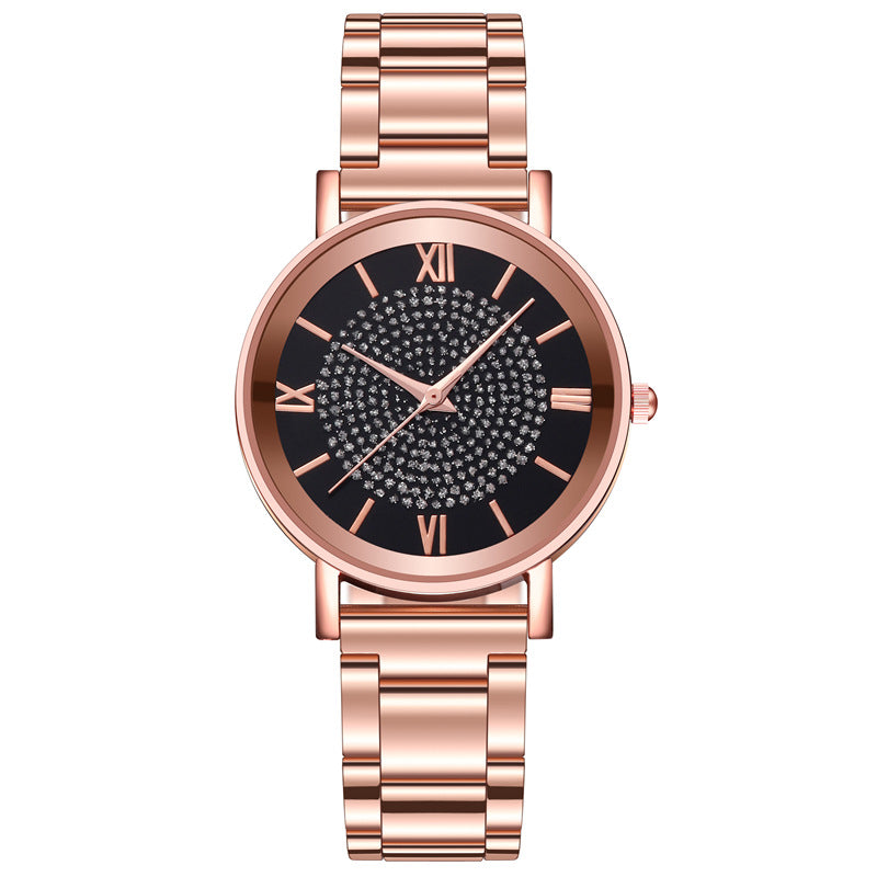 Rose Gold Quartz Wrist Watch