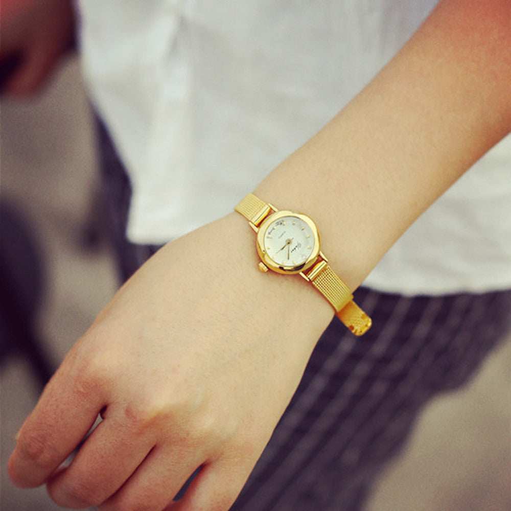 Fine Mesh Quartz Wrist Watch