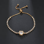 Crystal telescopic bracelet
