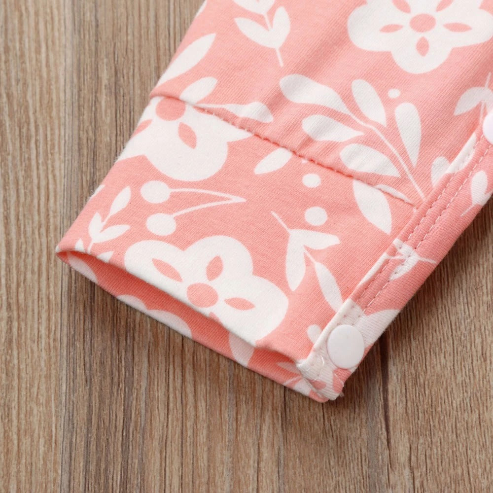 Spring Flower Romper Set