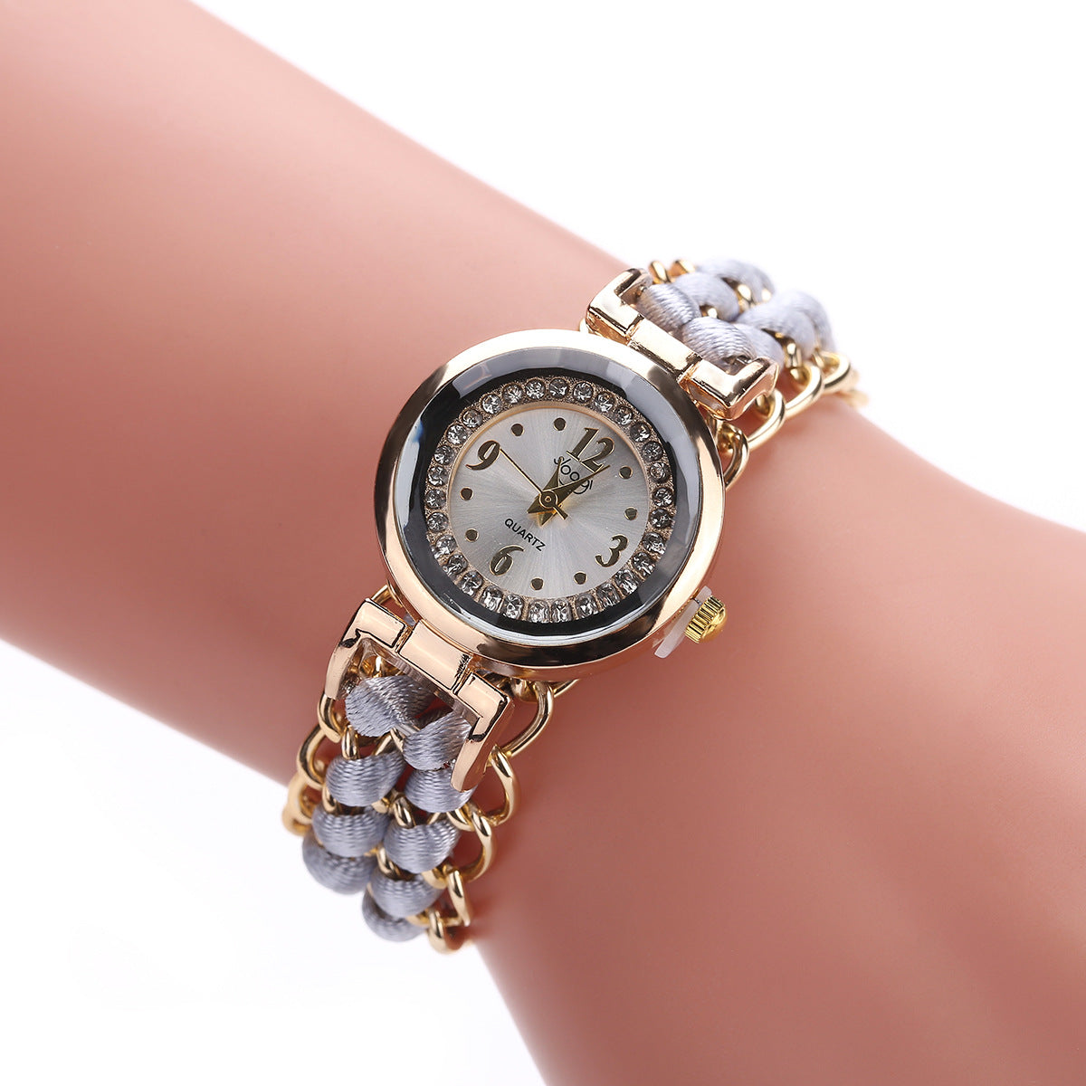 Adjustable Rope Chain Wrist Watch