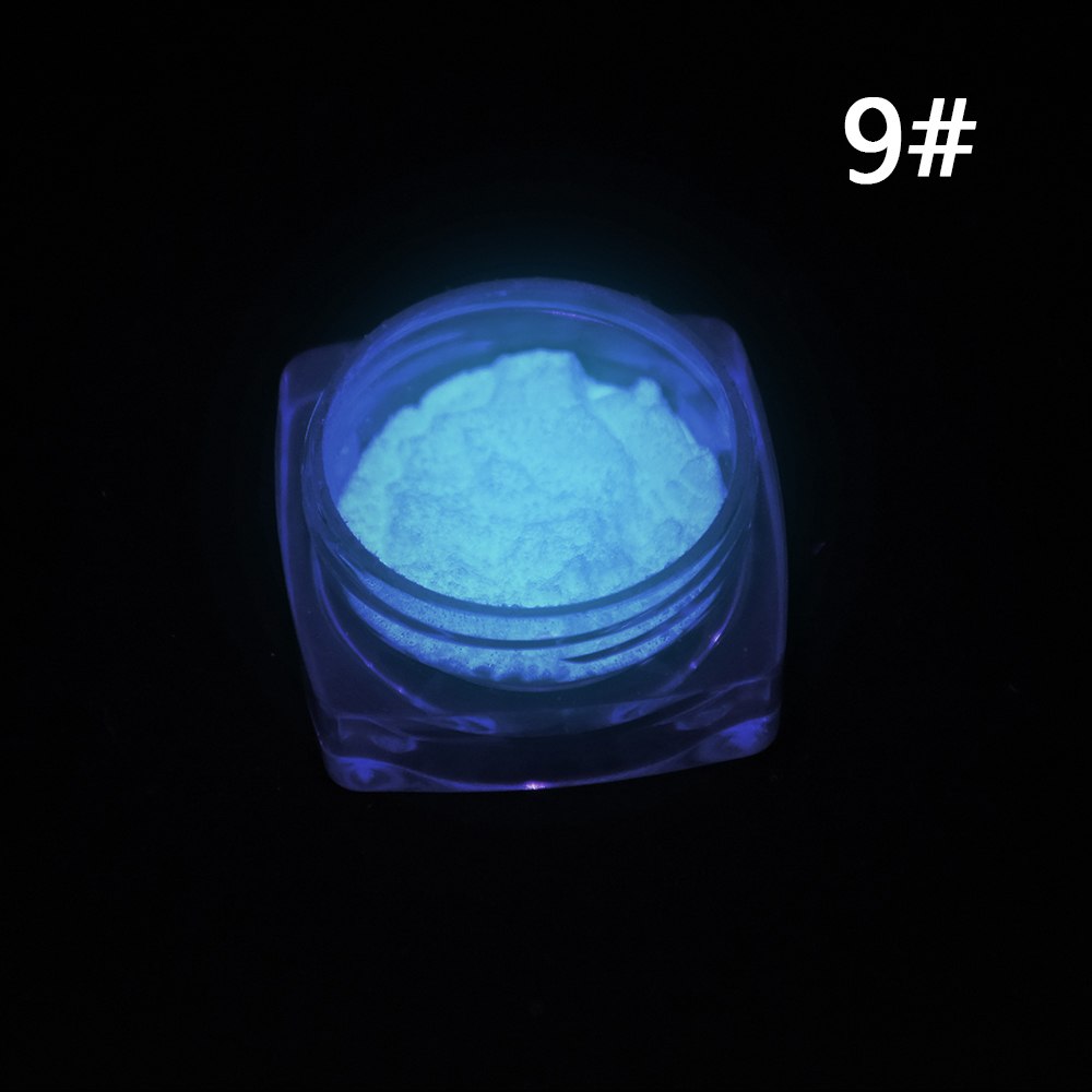 Neon Luminous Nail Powder