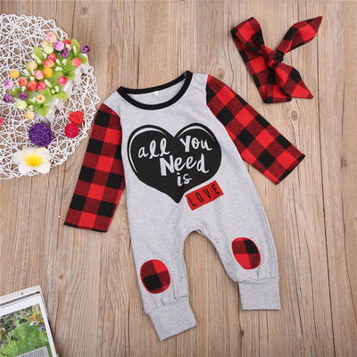 All You Need is Love Baby Romper