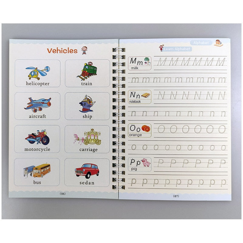 Kid's Magic Calligraphy Copybook