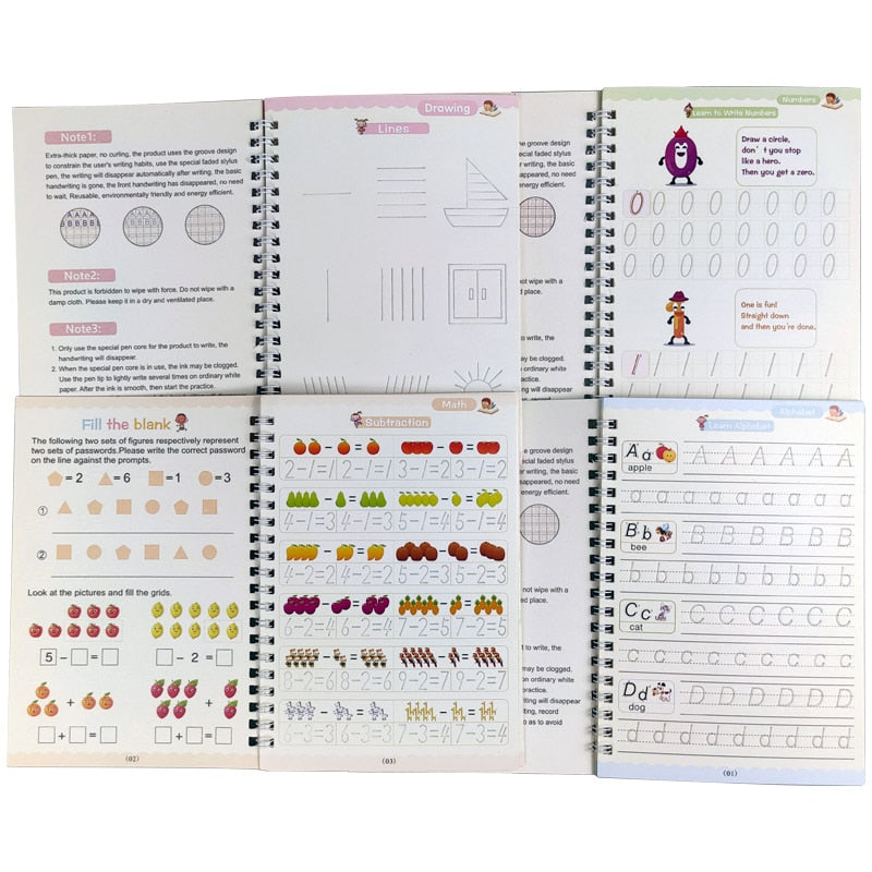 Kid's Magic Calligraphy Copybook
