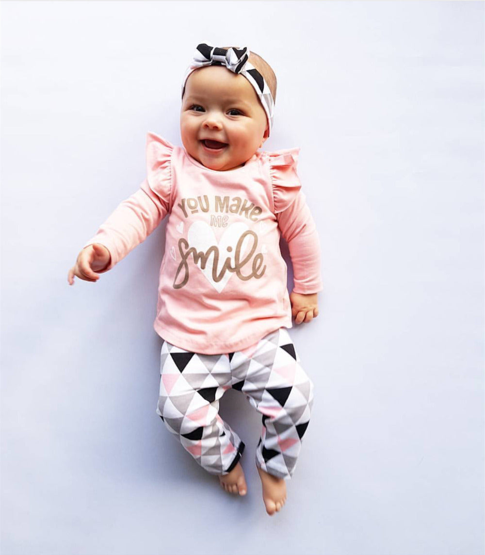 You Make Me Smile Baby Suit