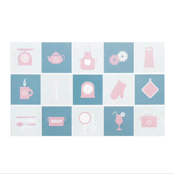 Self-adhesive high temperature anti-oil wall sticker