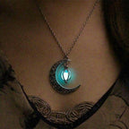 Crescent Moon Luminous Necklace