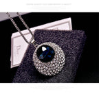 Sapphire Long Sweater Necklace