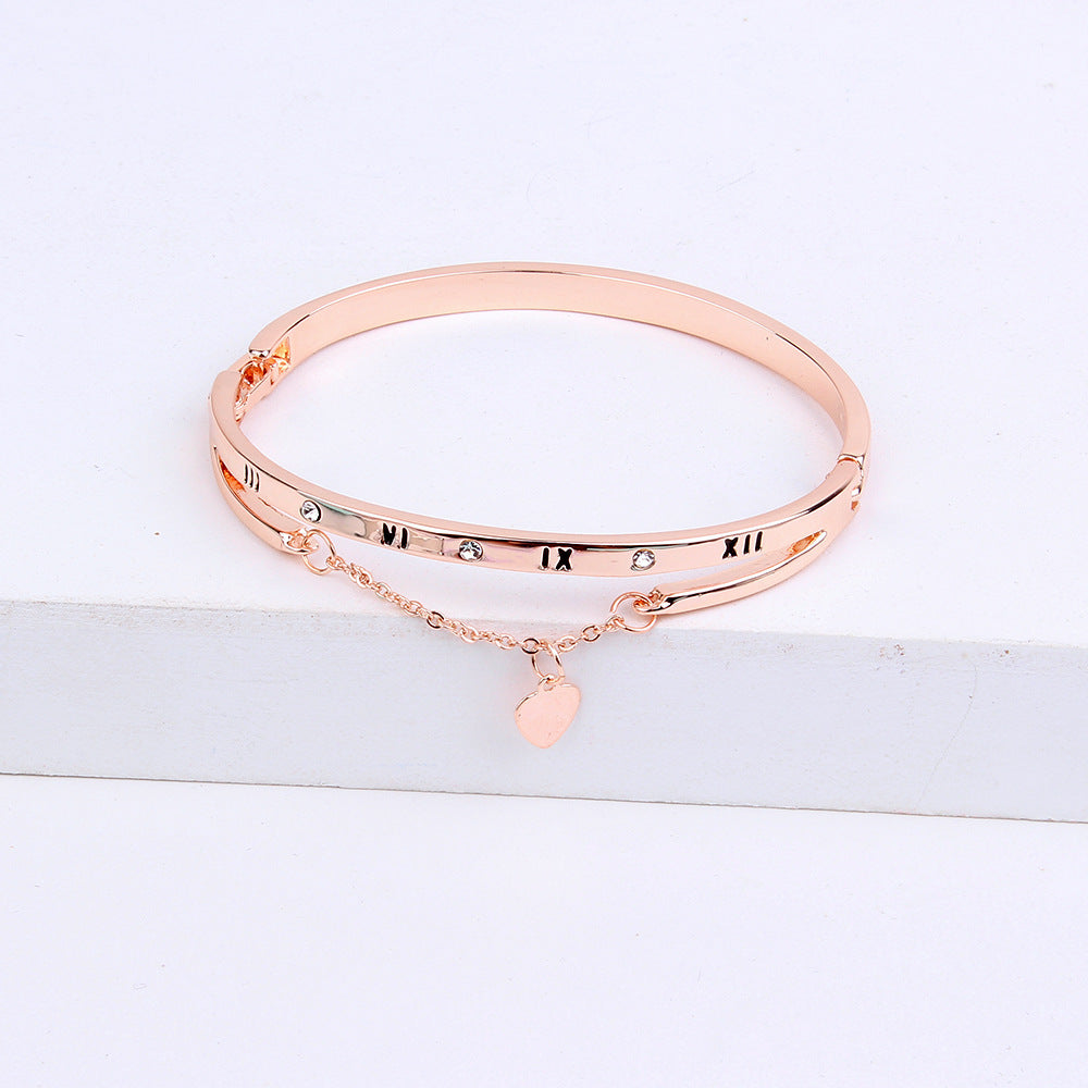 Fringed Heart Bracelet