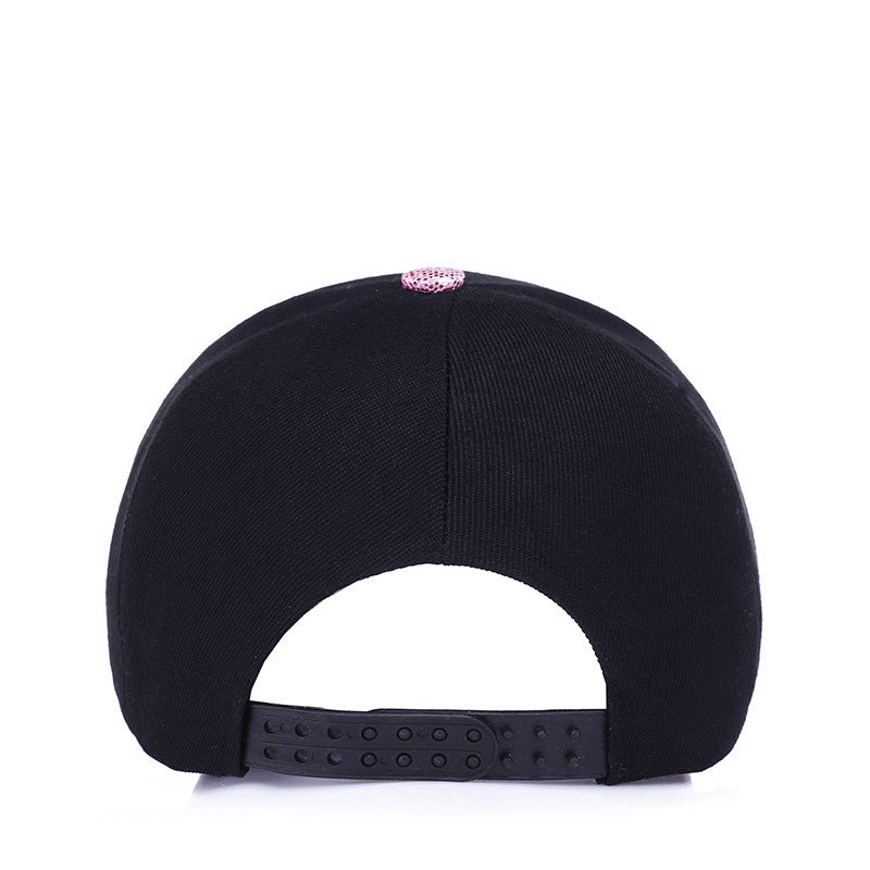 shimmery baseball cap