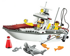 Shark and the Fishing Boat Model Toy