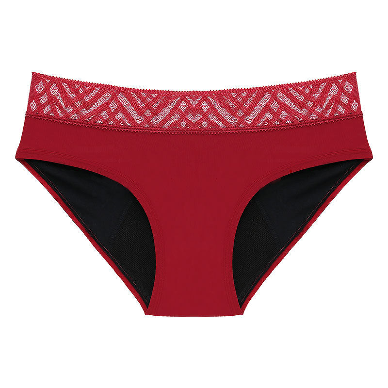 YiHWEI Female Short Black Lingerie Set Women's Menstrual Swimming Trunks  Leak Proof 4 Layer Menstrual Underwear High Flow Mesh Underwear Fast Water