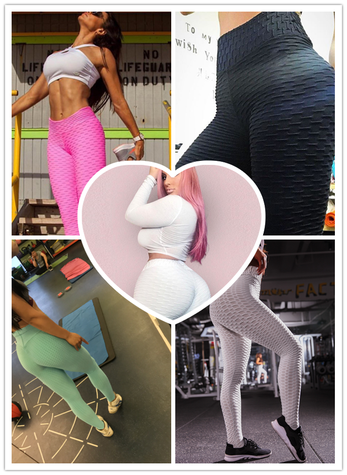 High Waist Push Up Yoga Leggings