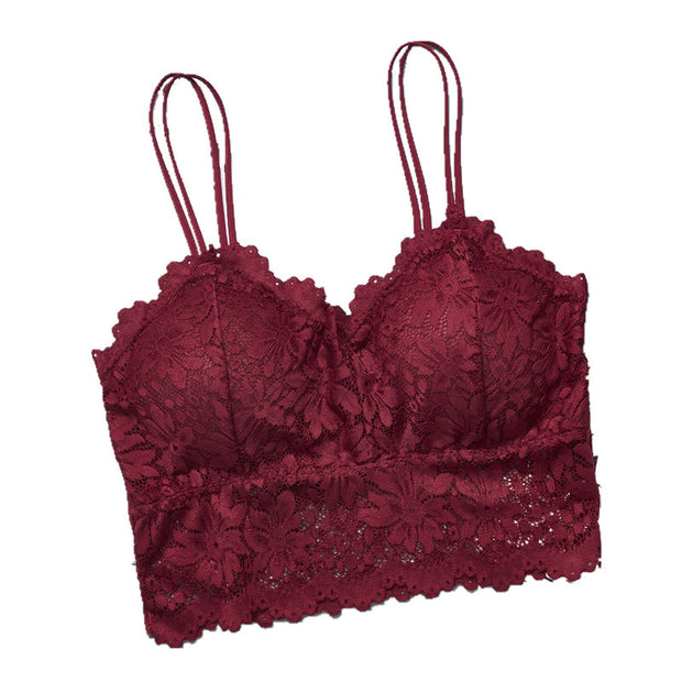 Lace Sun Flower Wrapped Bralette