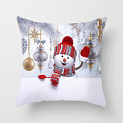 Snowman Series Peach Soul Pillow Cover