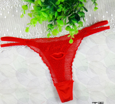 openwork lace rose panties