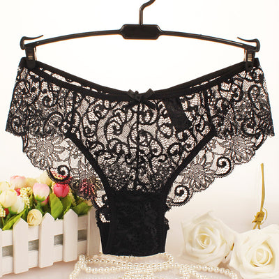 mid-rise lace panties