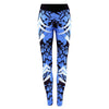 Dark Blue Printed Leggings