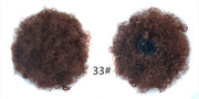 kinky hair bun