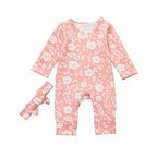 Spring Flower Romper Set