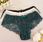mid-rise lace panties