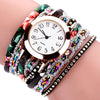 Woven Floral Bracelet Wrist Watch