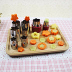 8 pcs stainless steel vegetable and fruit cutter