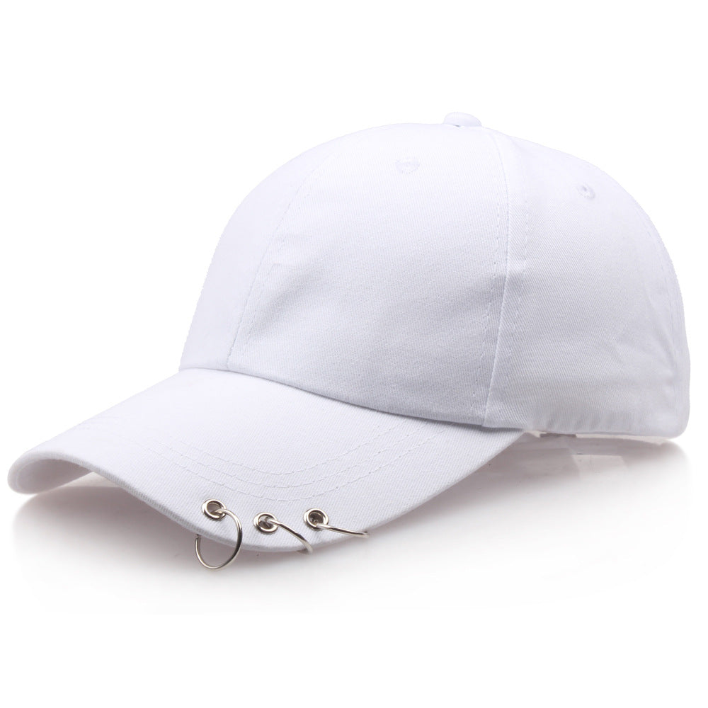 three ring pin baseball cap