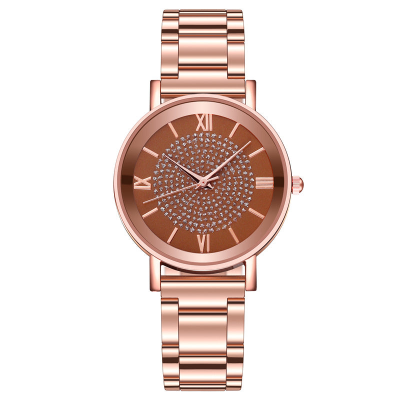 Rose Gold Quartz Wrist Watch