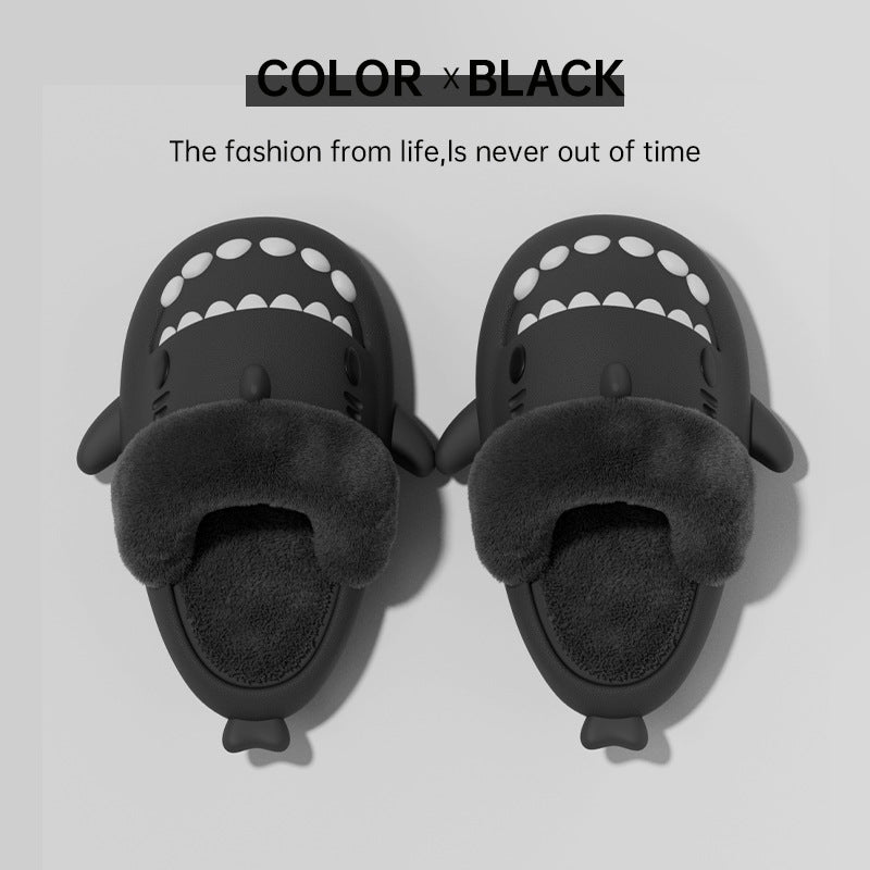 Detachable Winter Shark Slippers