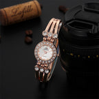 Crystal Alloy Bracelet Wrist Watch