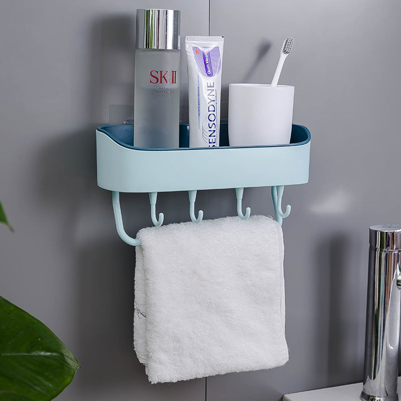 Punch-free Bathroom Wall Mount Rack