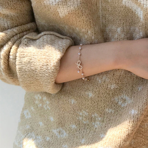 pearl Bow bracelet