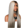 straight colored long wig