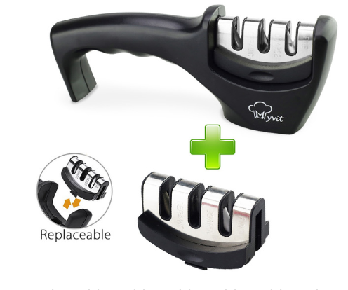 3-stage fast knife sharpener