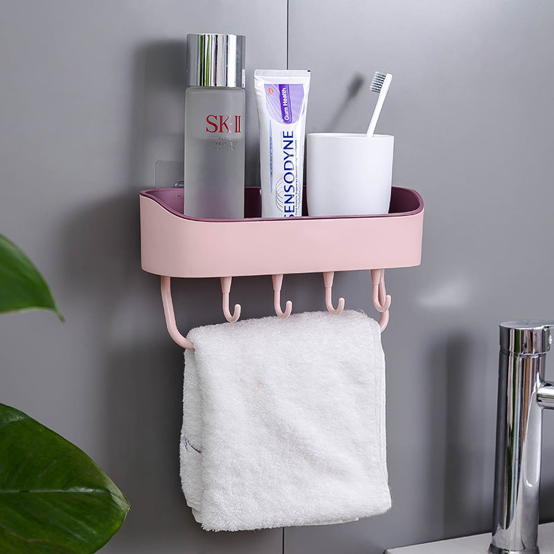 Punch-free Bathroom Wall Mount Rack