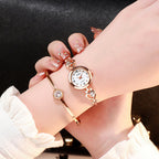 Versatile Rhinestone Jewelry Watch