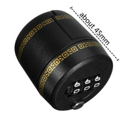 Three digit plastic small password seal red wine bottle lock