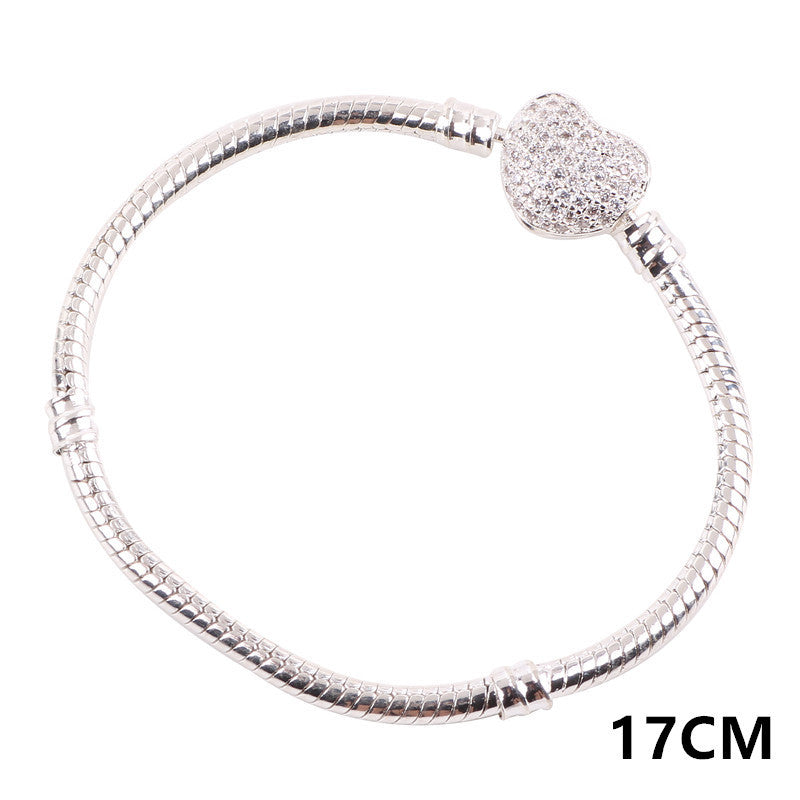 zircon snake bone bracelet