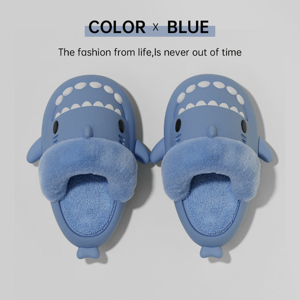 Detachable Winter Shark Slippers