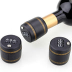Three digit plastic small password seal red wine bottle lock