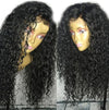 Medium length curly wig