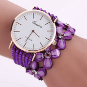 Geneva Flower Wrist Watch