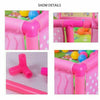 Baby play plastic fence