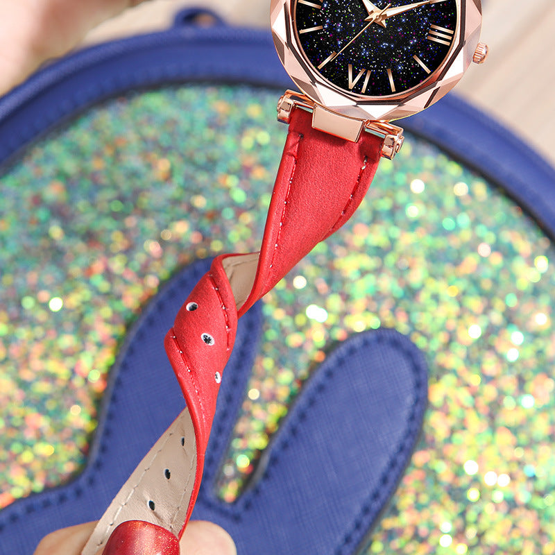 Frosted Belt Wrist Watch
