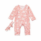 Spring Flower Romper Set