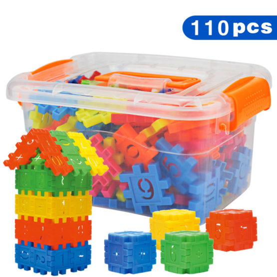 110 pcs/ 1set DIY Kids Block Toys