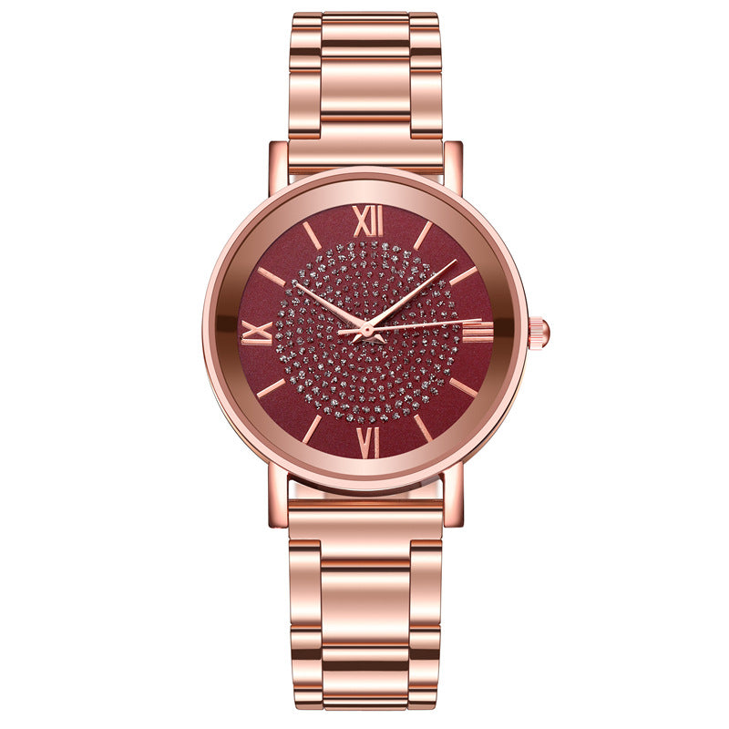 Rose Gold Quartz Wrist Watch