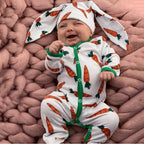 Carrot Print Baby Romper